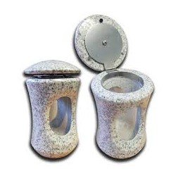 Granite Candle Lantern