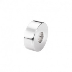 EverWith Self-fill Round Plain Memorial Ashes Charm Bead