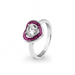 EverWith Ladies Beloved Memorial Ashes Ring with Fine Crystal