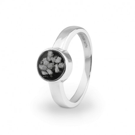 EverWith Ladies Classic Round Memorial Ashes Ring