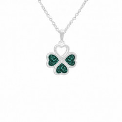 EverWith Ladies Clover Memorial Ashes Pendant