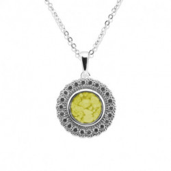 EverWith Ladies Petals Memorial Ashes Pendant with Fine Crystals