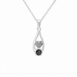 EverWith Ladies Protect Memorial Ashes Pendant with Fine Crystals