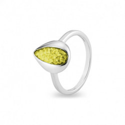 EverWith Ladies Rondure Teardrop Memorial Ashes Ring