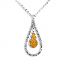 EverWith Ladies Teardrop Memorial Ashes Pendant