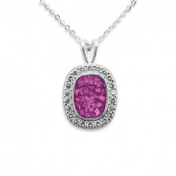 EverWith Ladies Treasure Memorial Ashes Pendant with Fine Crystals